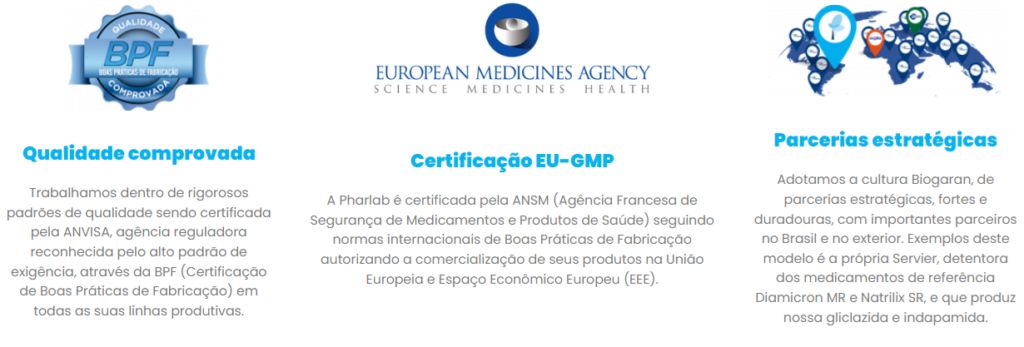 certificações ANVISA